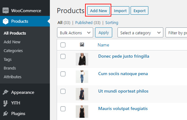 Adding Product