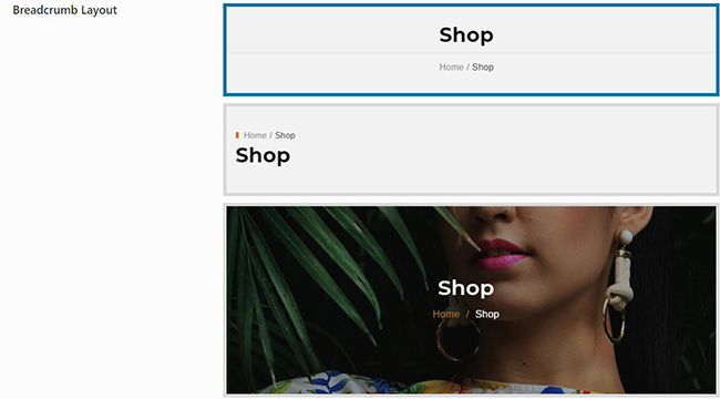 Header Breadcrumb