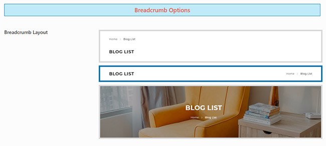 Header Breadcrumb