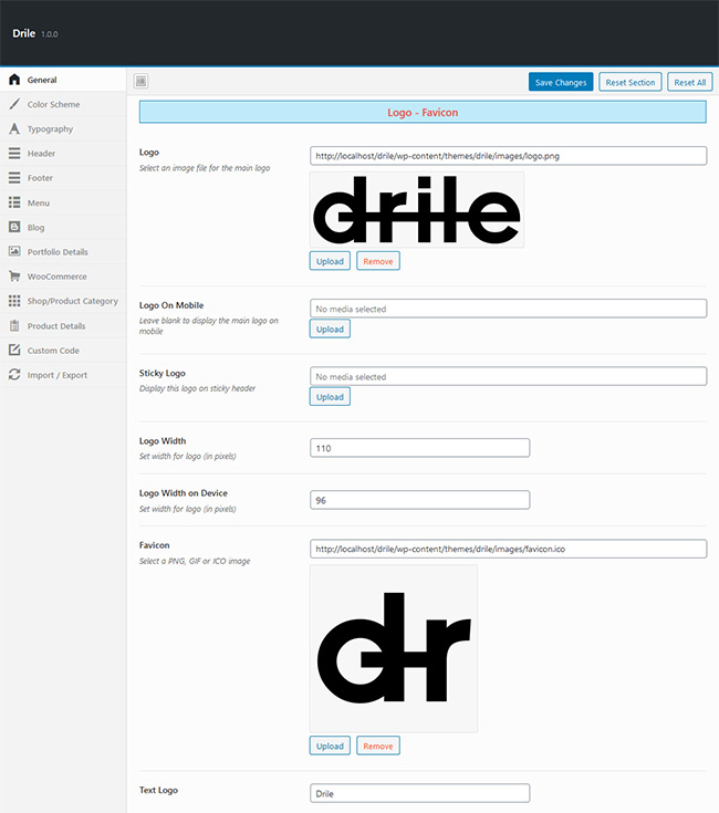 Logo & Favicon