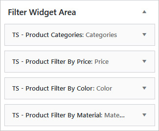 Product Category Filter