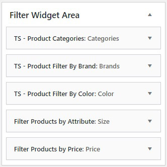 Product Category Filter