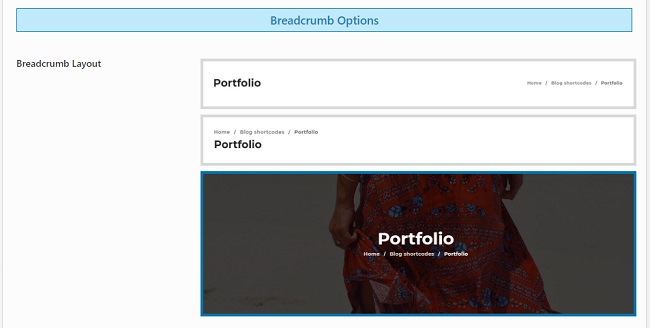 Header Breadcrumb