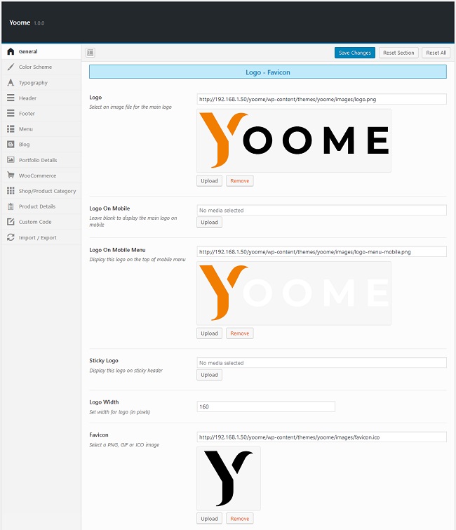 Logo & Favicon