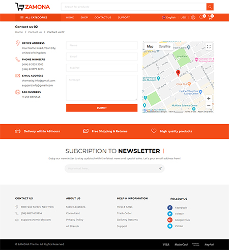 Contact Page