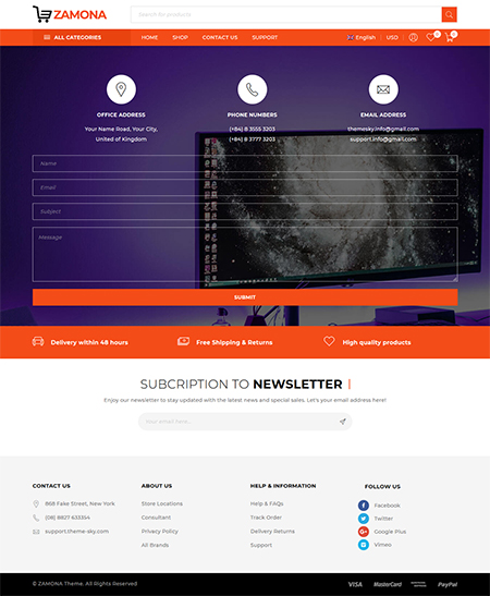Contact Page