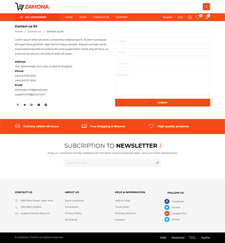 Contact Page