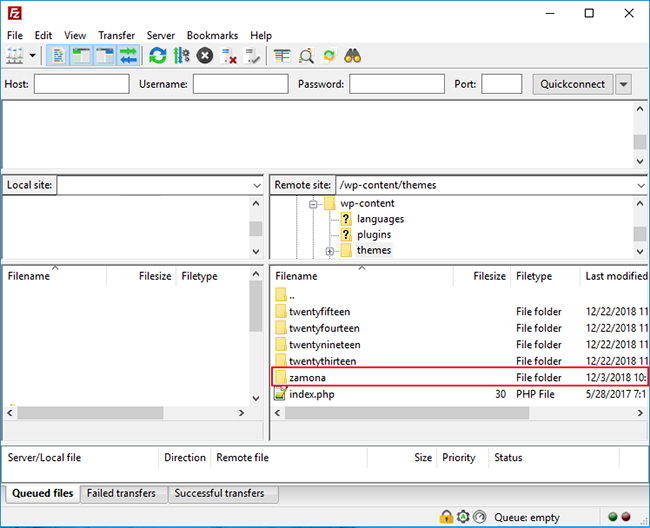 FTP Installation
