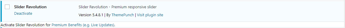Revolution Slider Notification