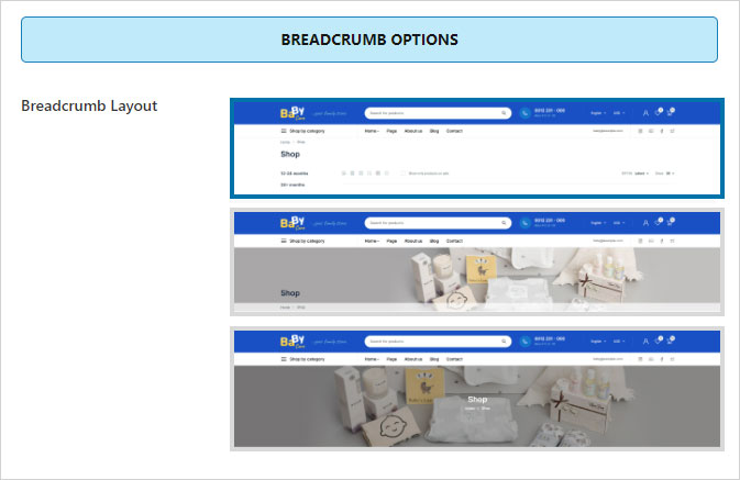 Header Breadcrumb