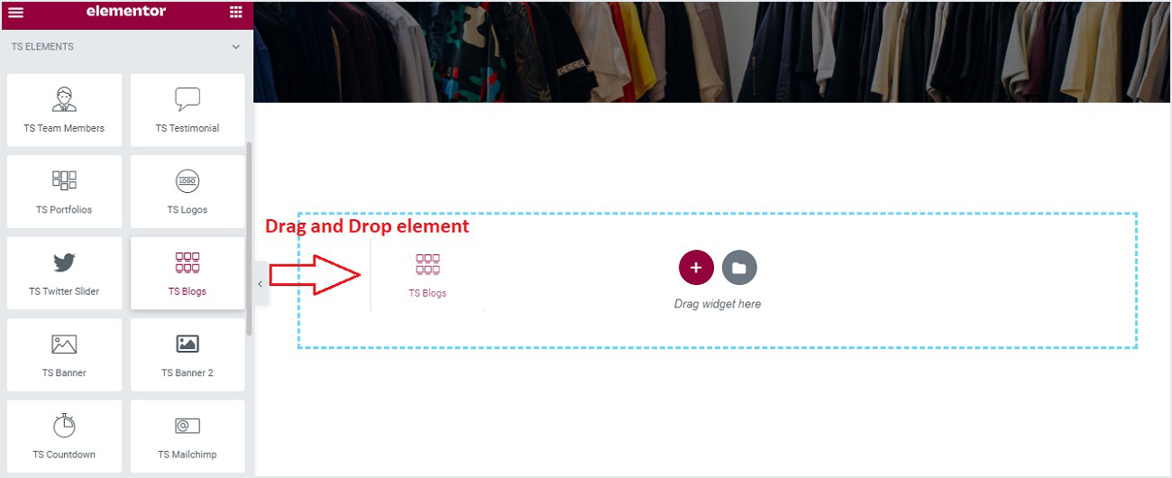 Elementor Add Element