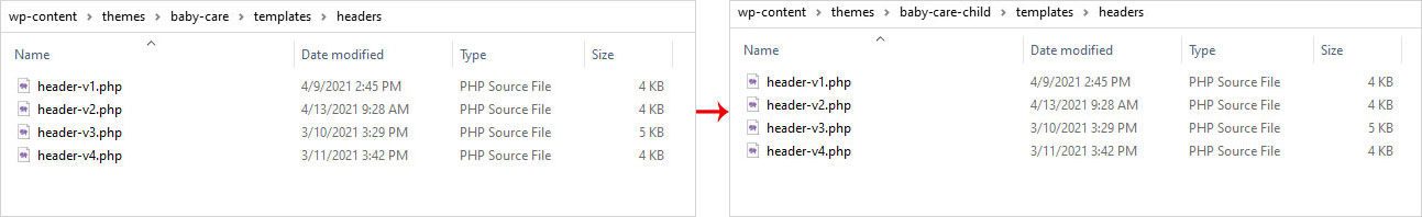 Header Customization