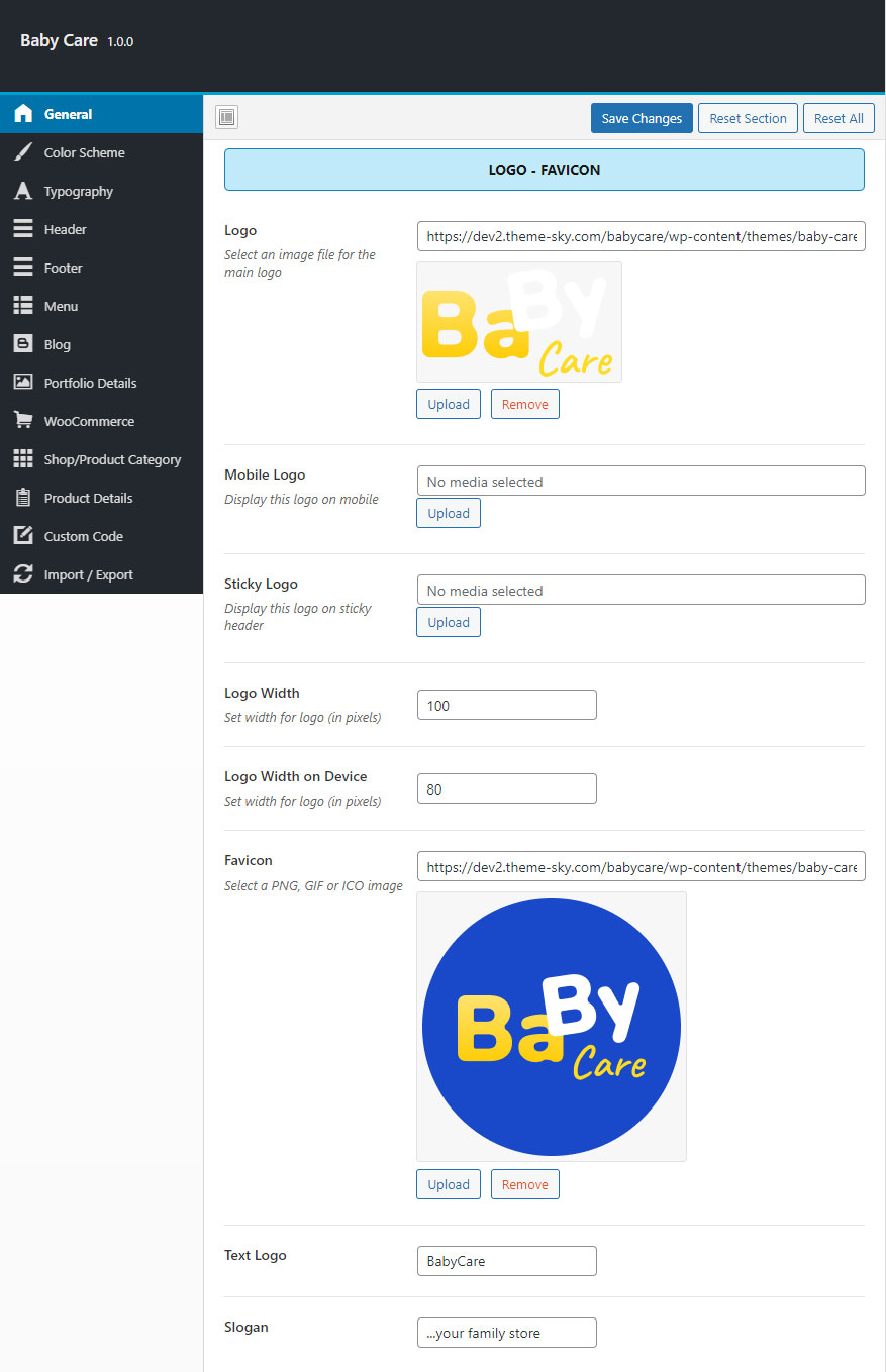 Logo & Favicon