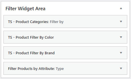 Product Category Filter