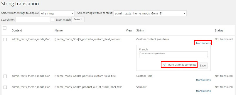 String Translation