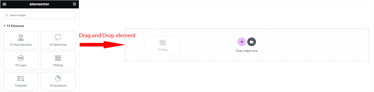 Elementor Add Element