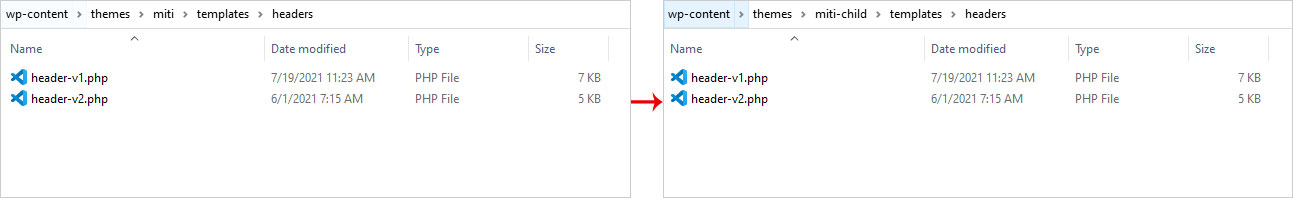 Header Customization