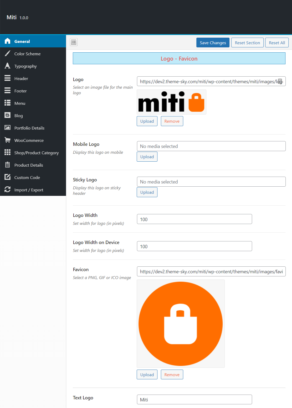 Logo & Favicon