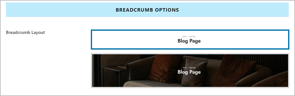 Header Breadcrumb