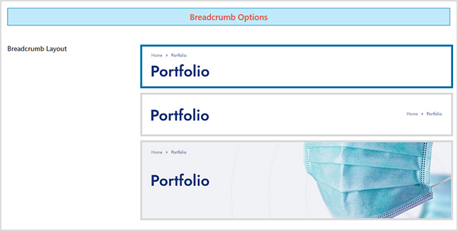 Header Breadcrumb