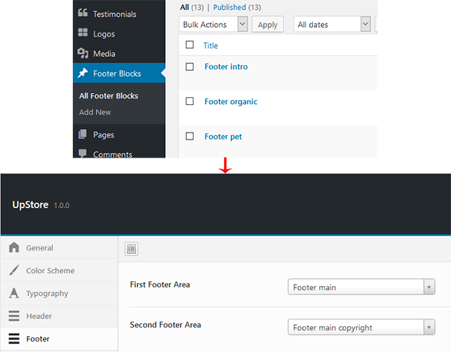 Adding Footer Content