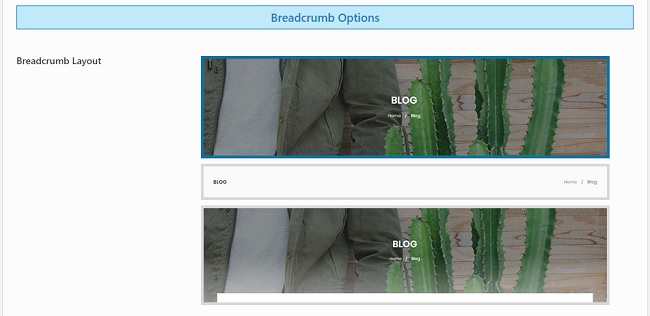 Header Breadcrumb