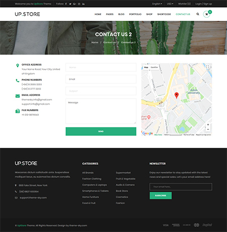 Contact Page