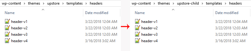 Header Customization