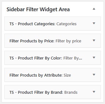 Product Category Filter